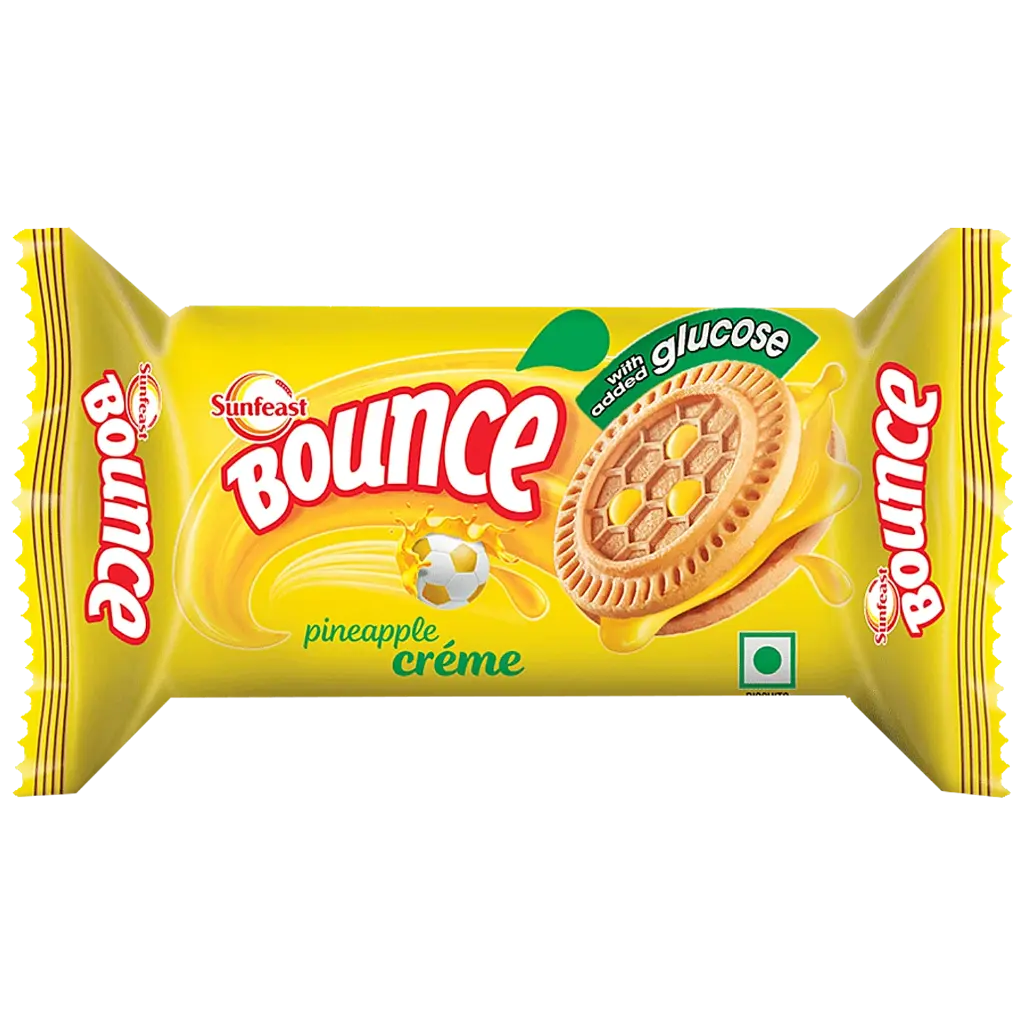 Sunfeast Bounce Pineapple Zing Biscuit (2N)