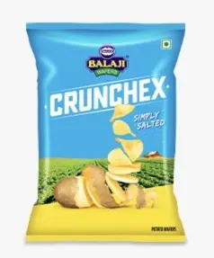 Balaji Crunchex Simply Salted Potato Wafers