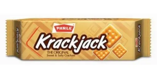 Sweet And Salty Flavor Parle Krackjack Biscuits