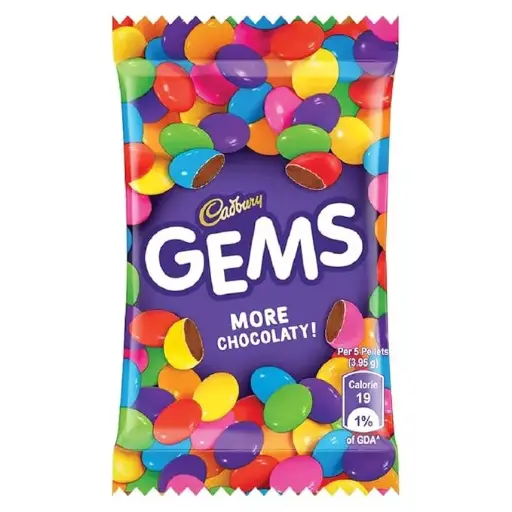 Cadbury Gems Chocolate Pouch (5N)