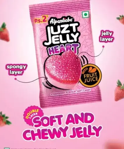 Alpenliebe Juzt Jelly Dual-Layer Jelly In A Heart-Shape  (10N)